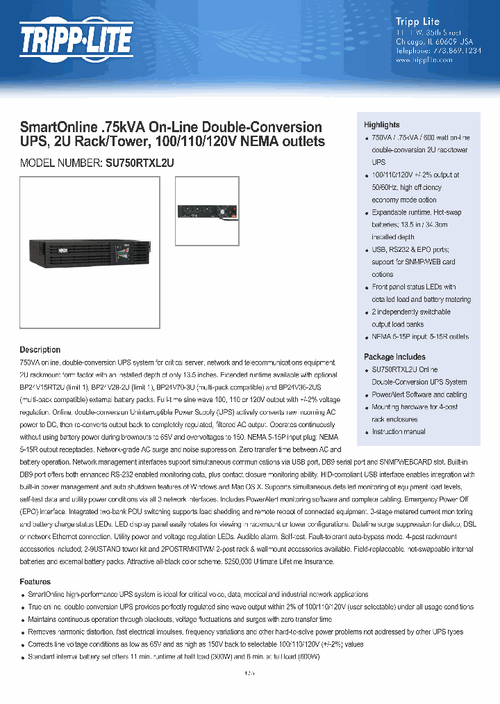 SU750RTXL2U_8095512.PDF Datasheet