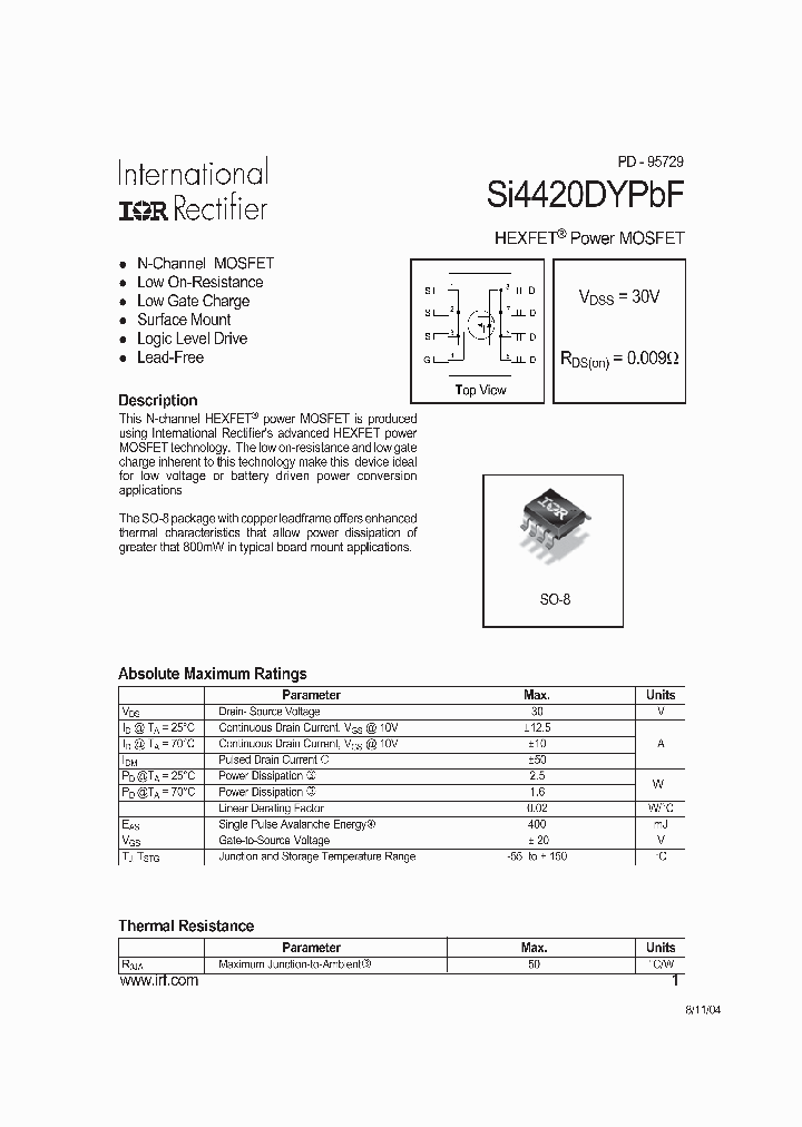 SI4420DYPBF_8095696.PDF Datasheet