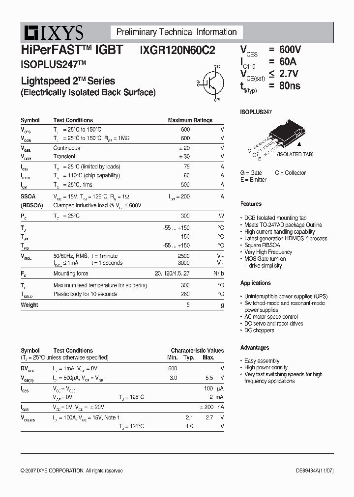 IXGR120N60C2_8097254.PDF Datasheet