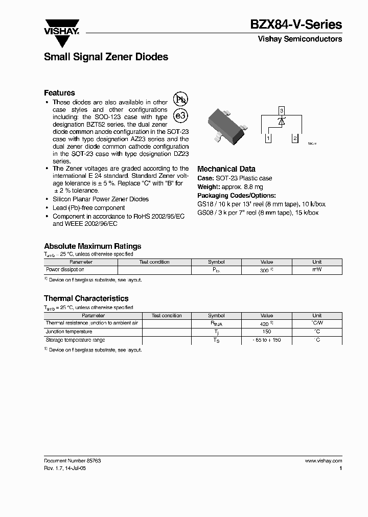 BZX84C5V1-V-GS08_8097610.PDF Datasheet