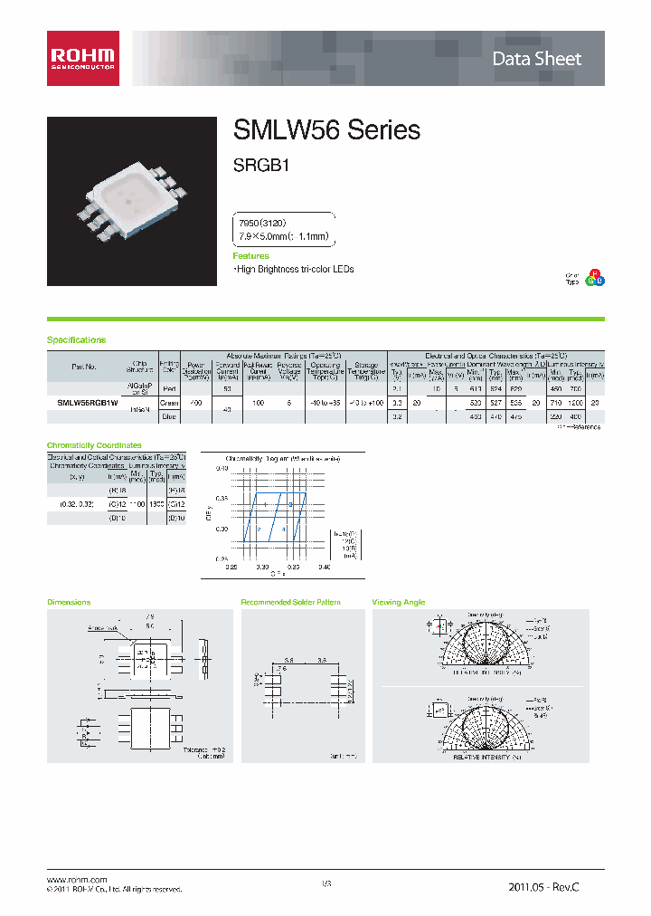 SMLW56RGB1W_8098371.PDF Datasheet