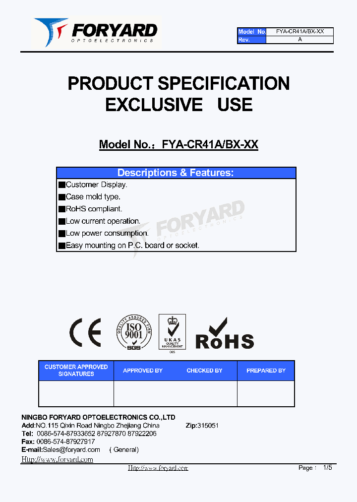 FYA-CR41AX-03_8099135.PDF Datasheet