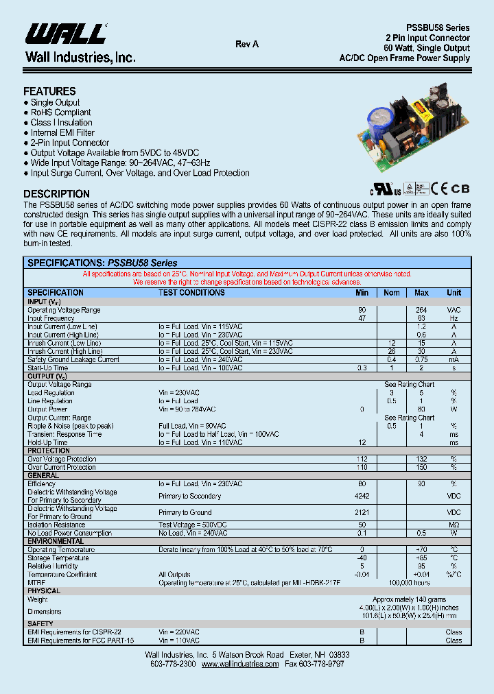 PSSBU58-103_8100023.PDF Datasheet