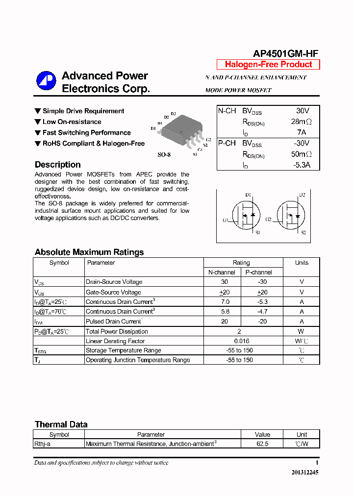 AP4501GM-HF-14_8101374.PDF Datasheet