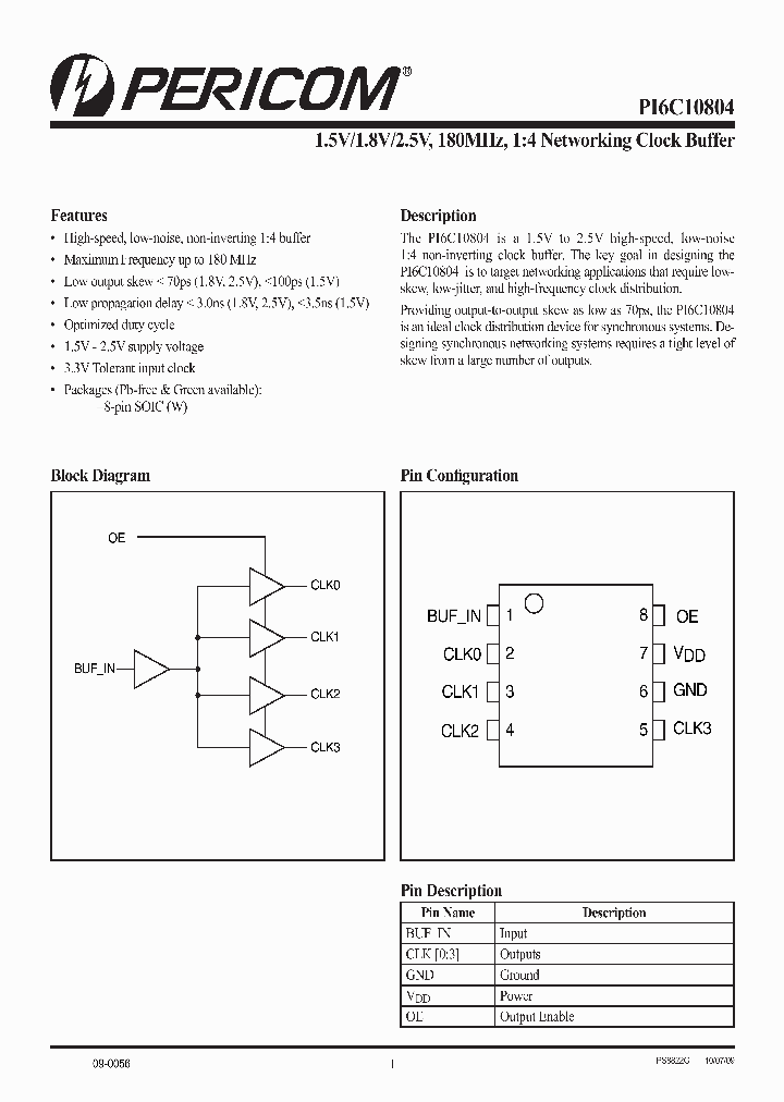 PI6C10804_8102288.PDF Datasheet