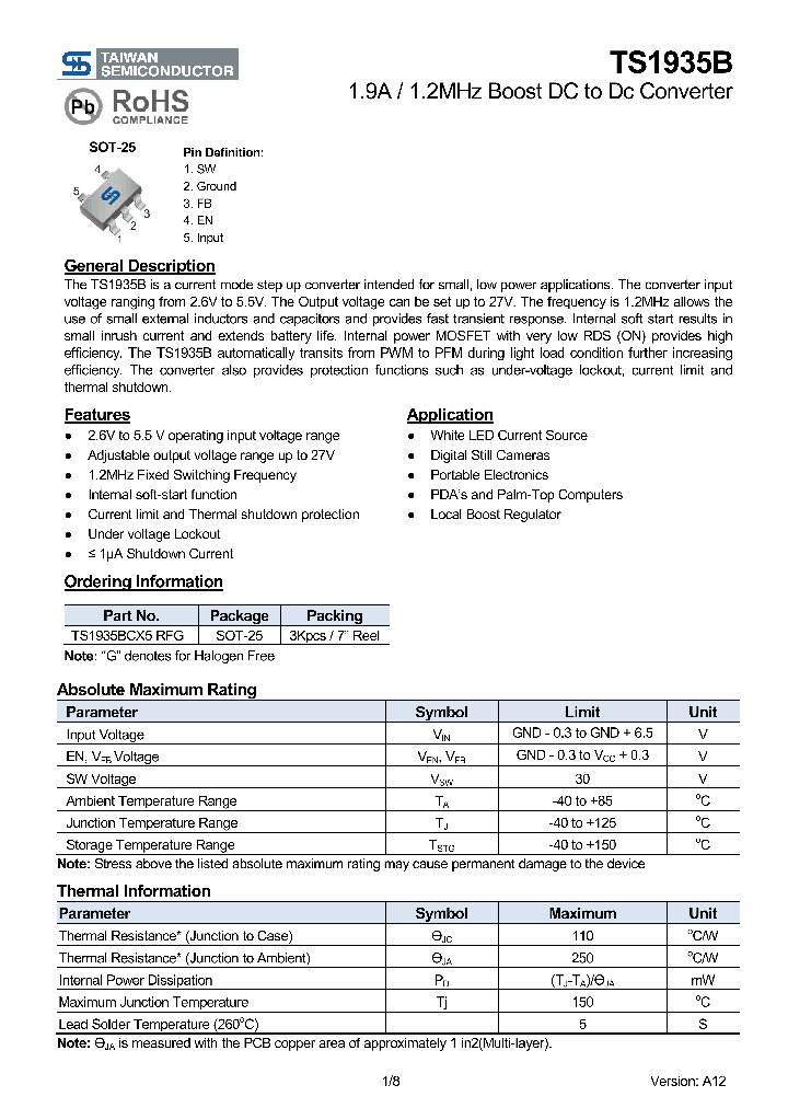 TS1935BCX5RFG_8102447.PDF Datasheet