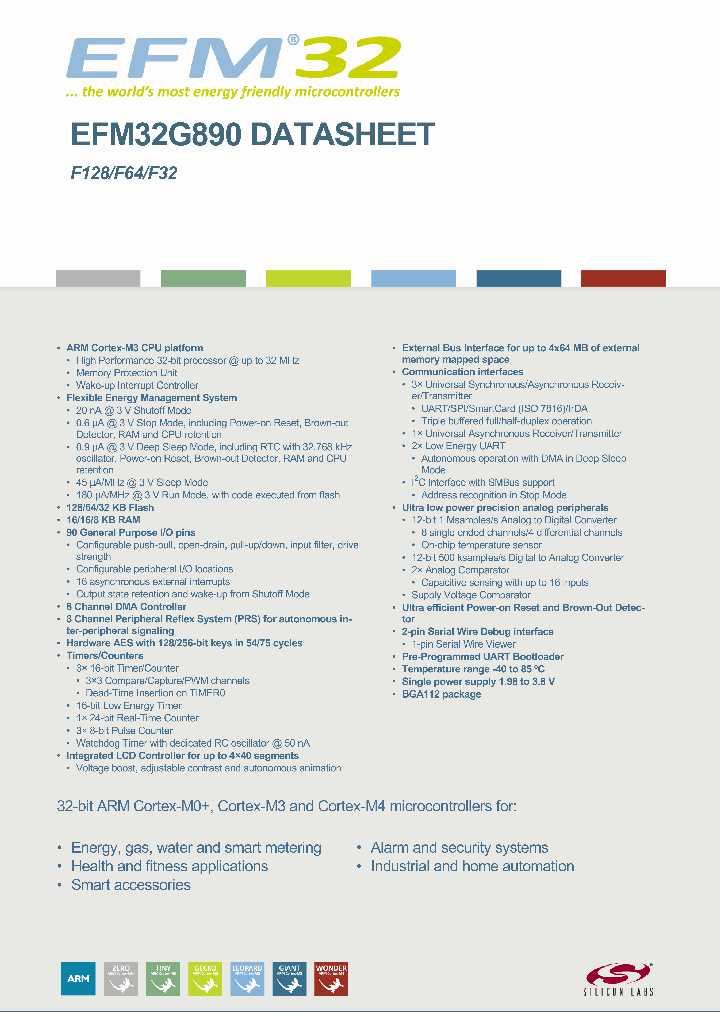 EFM32G890F128-BGA112T_8105488.PDF Datasheet