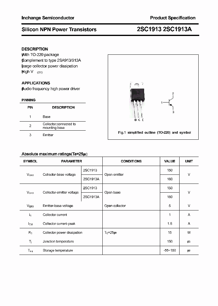 2SC1913A_8106373.PDF Datasheet