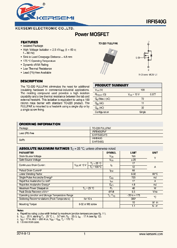 IRFI540G_8106551.PDF Datasheet