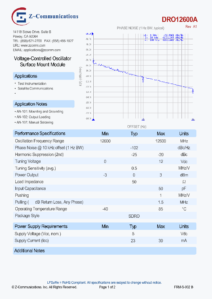DRO12600A_8106808.PDF Datasheet
