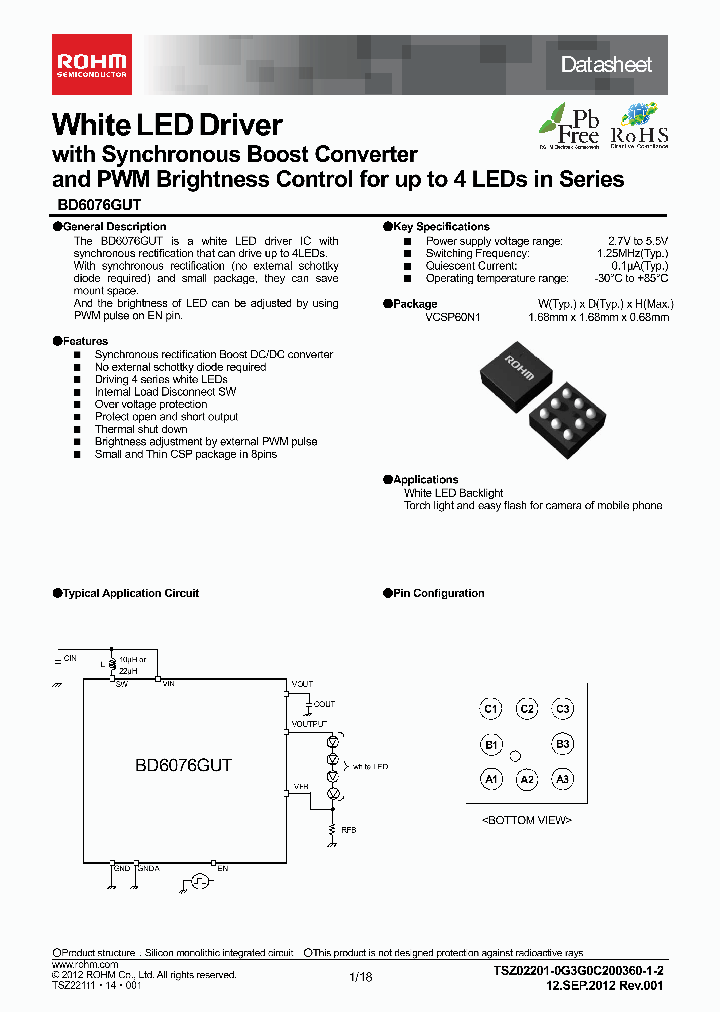 BD6074GUT-E2_8107701.PDF Datasheet