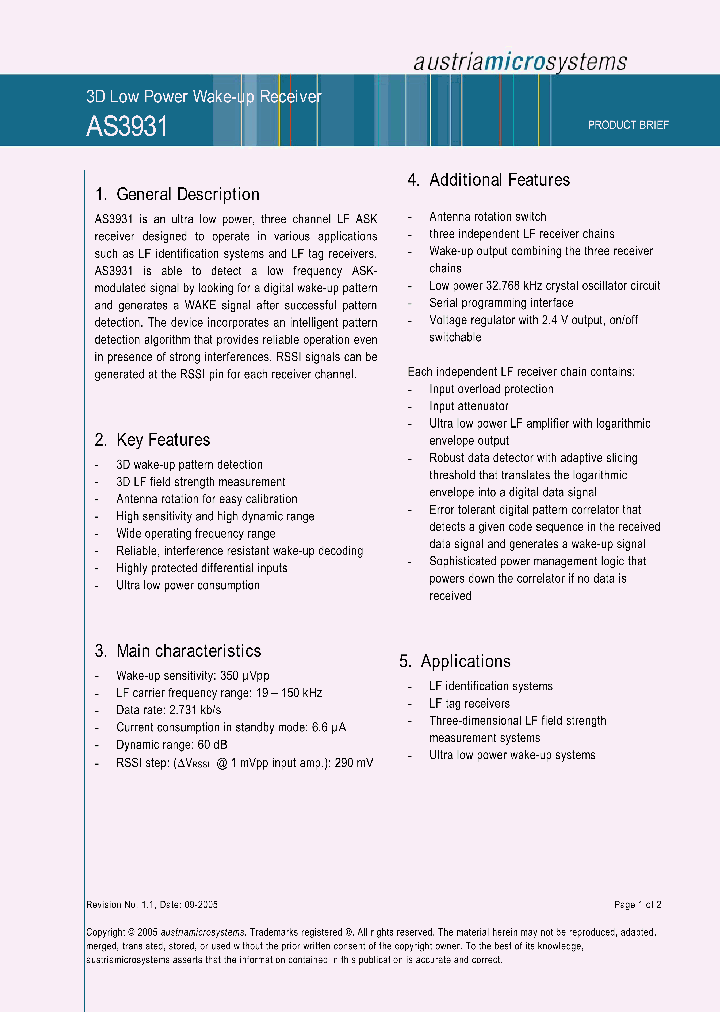 AS3931_8108378.PDF Datasheet