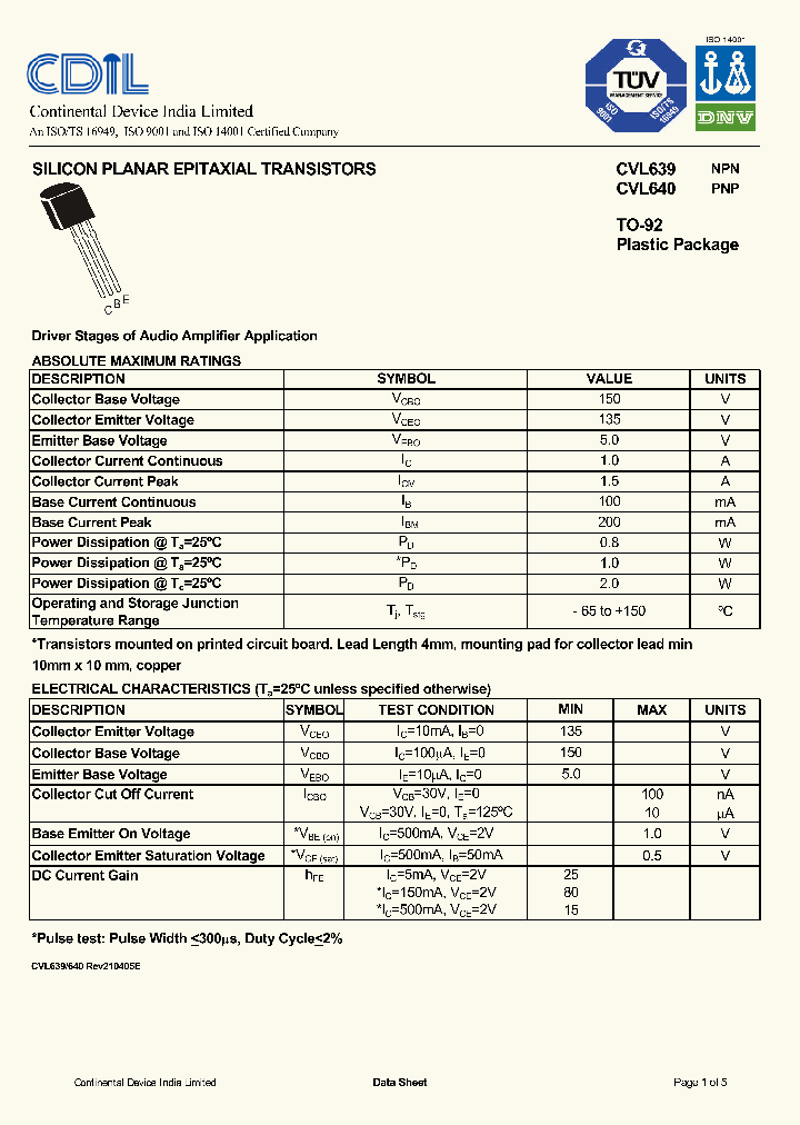 CVL639NPN_8108454.PDF Datasheet