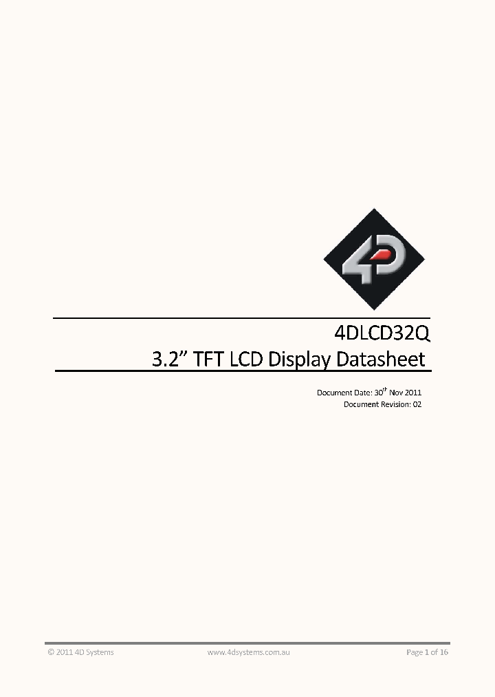 4DLCD32Q_8108664.PDF Datasheet