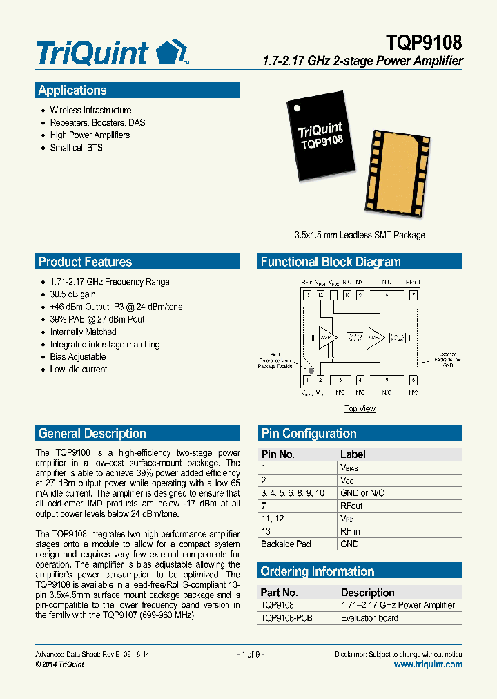 TQP9108-PCB_8109425.PDF Datasheet