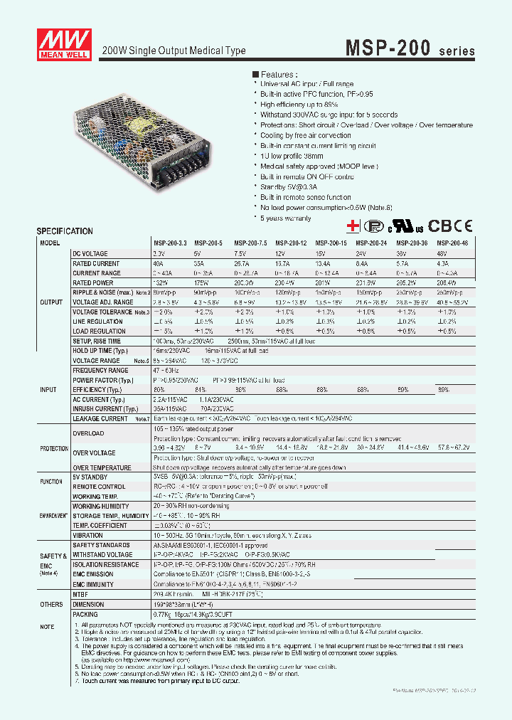 MSP-200-15_8111109.PDF Datasheet