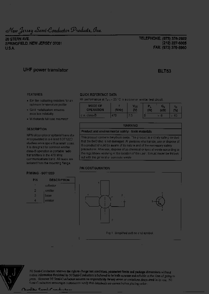 BLT53_8111539.PDF Datasheet