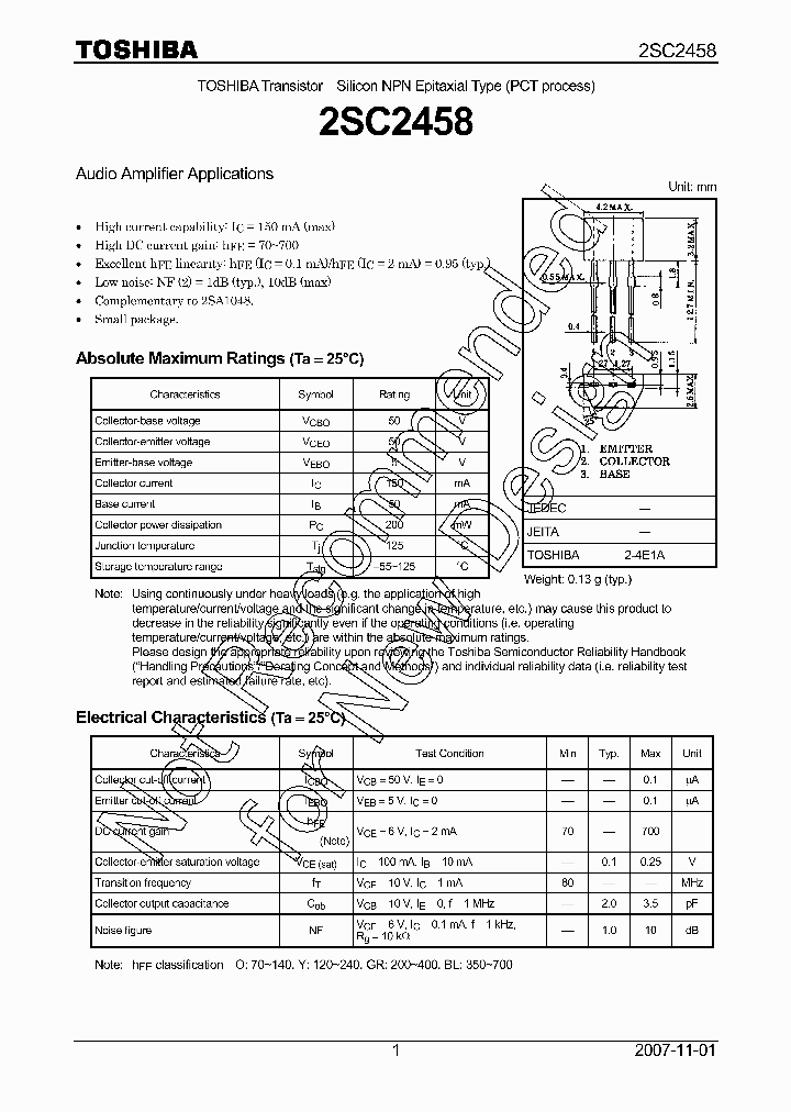2SC2458-GR_8112406.PDF Datasheet
