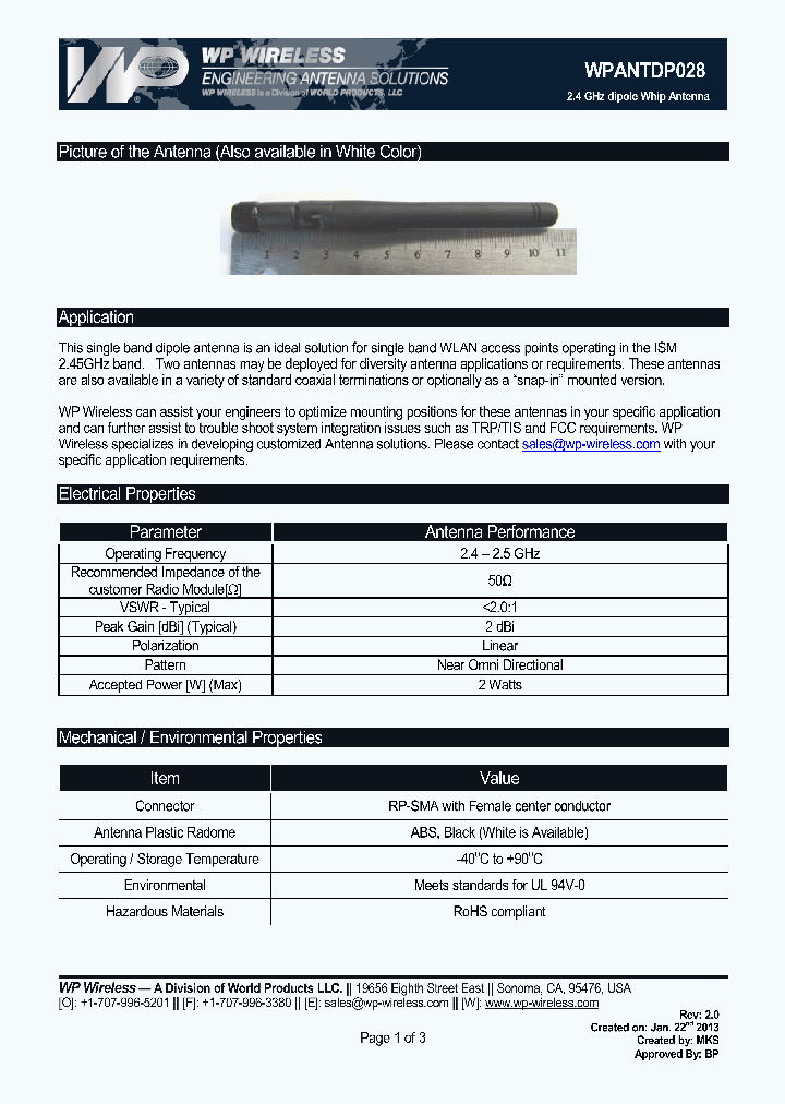 WPANTDP028_8114328.PDF Datasheet
