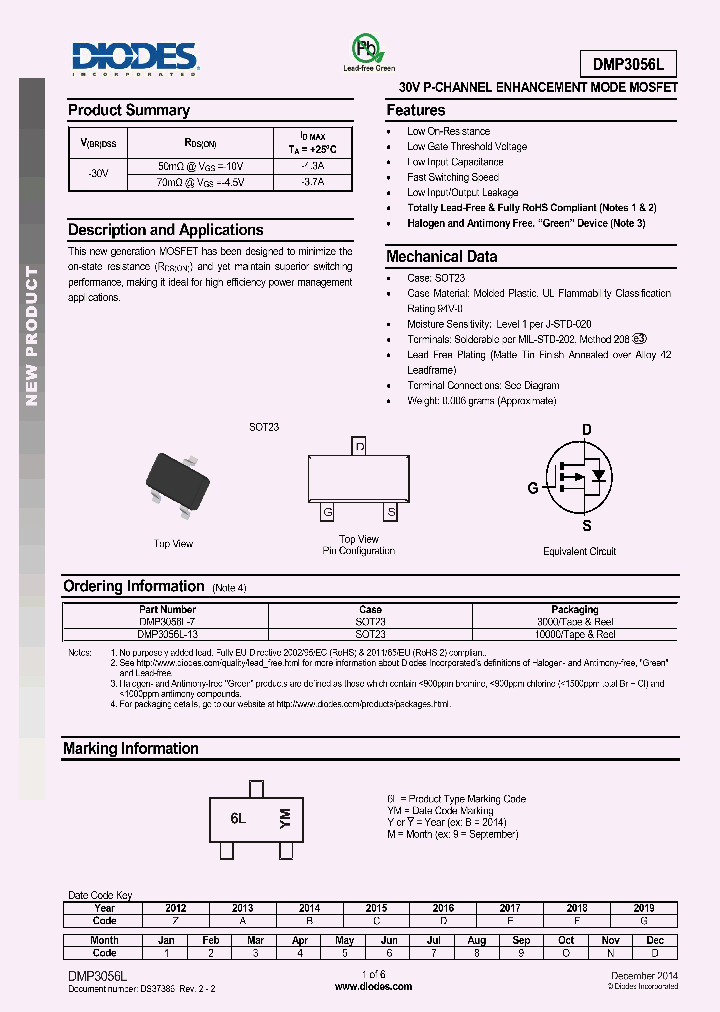 DMP3056L_8118400.PDF Datasheet
