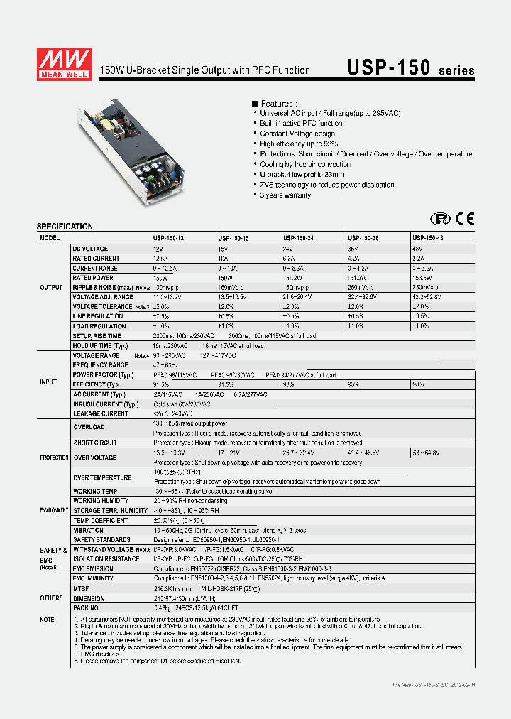 USP-150-15_8118337.PDF Datasheet