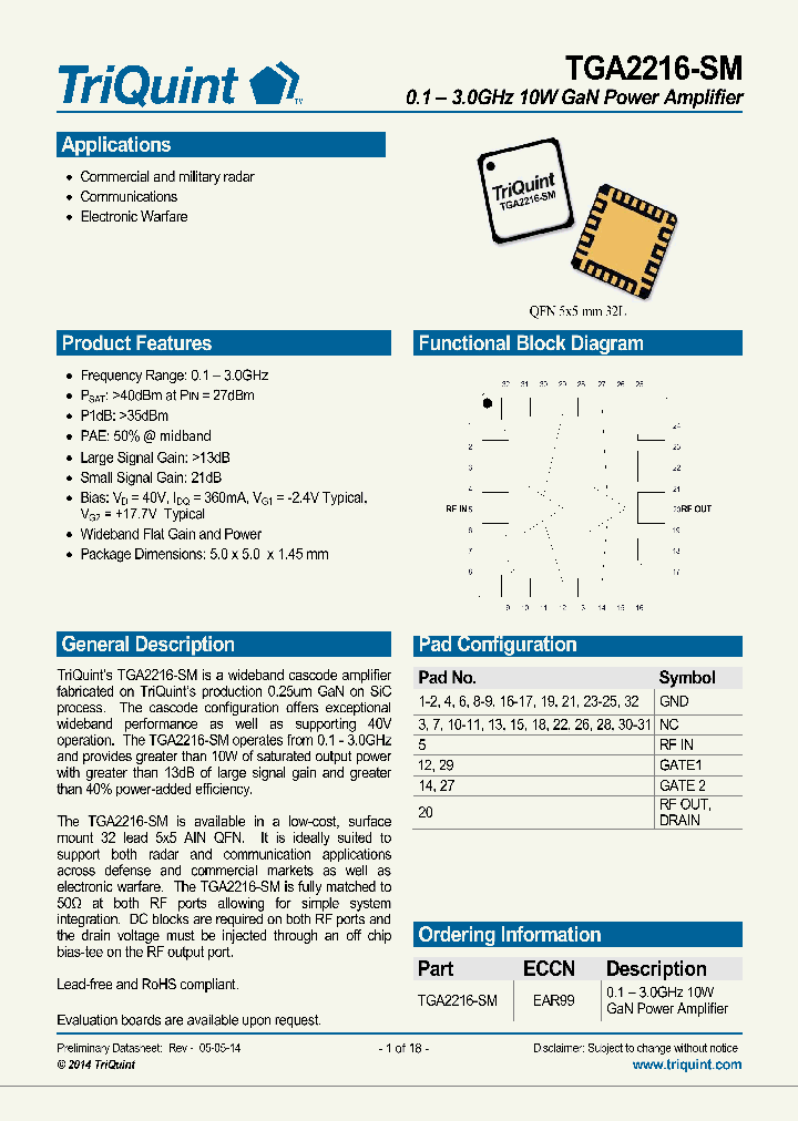 TGA2216-SM_8118943.PDF Datasheet