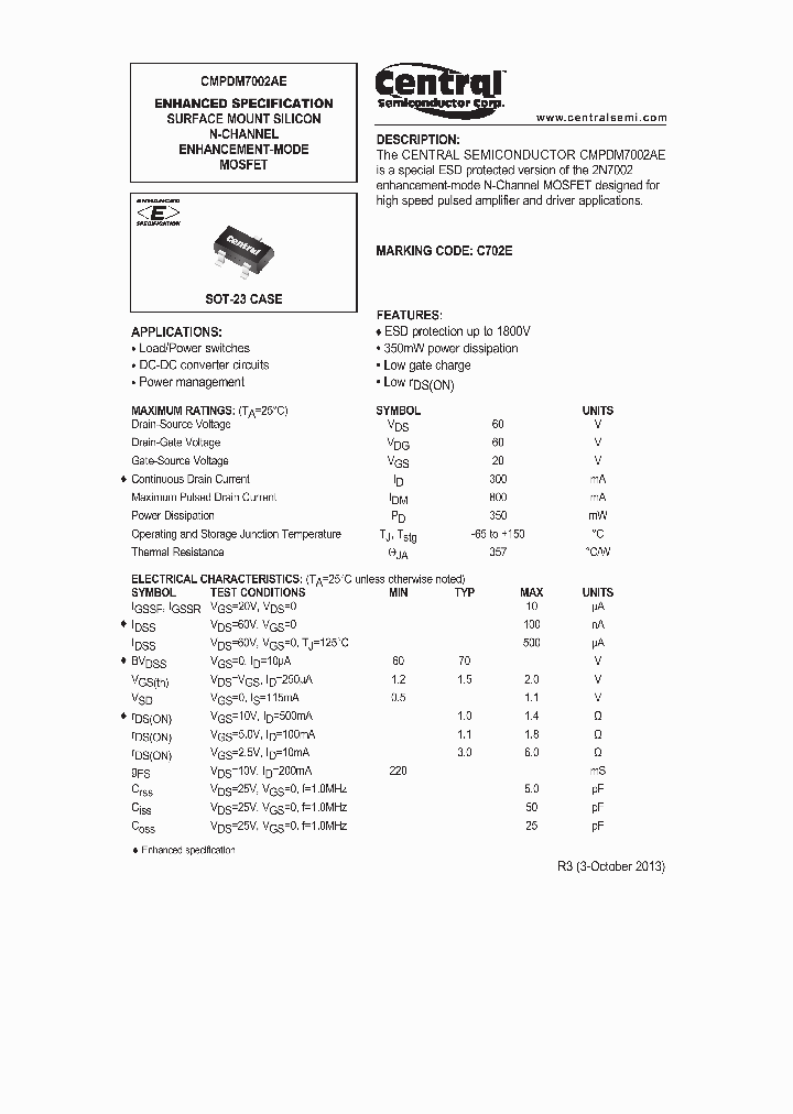 CMPDM7002AE-1310_8118772.PDF Datasheet