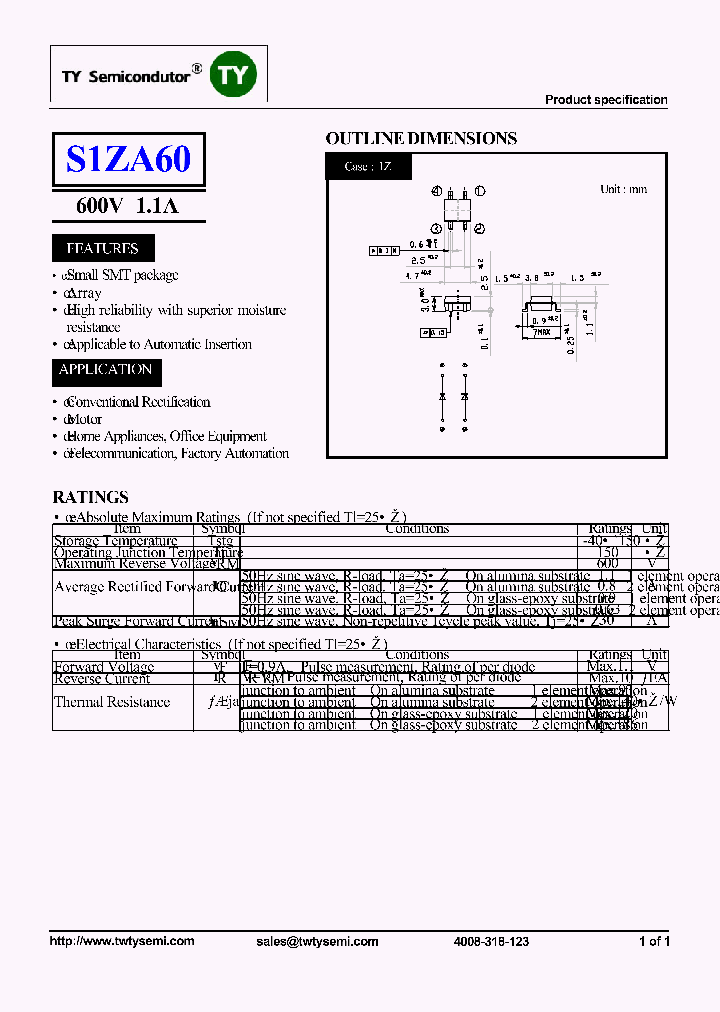 S1ZA60_8118785.PDF Datasheet