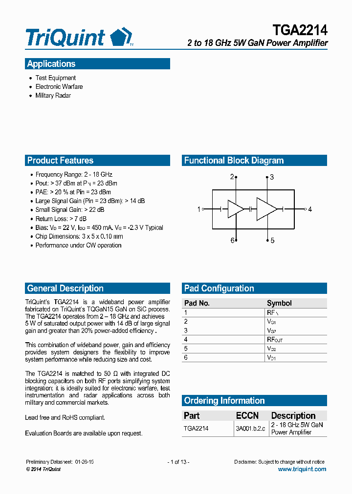 TGA2214_8118941.PDF Datasheet