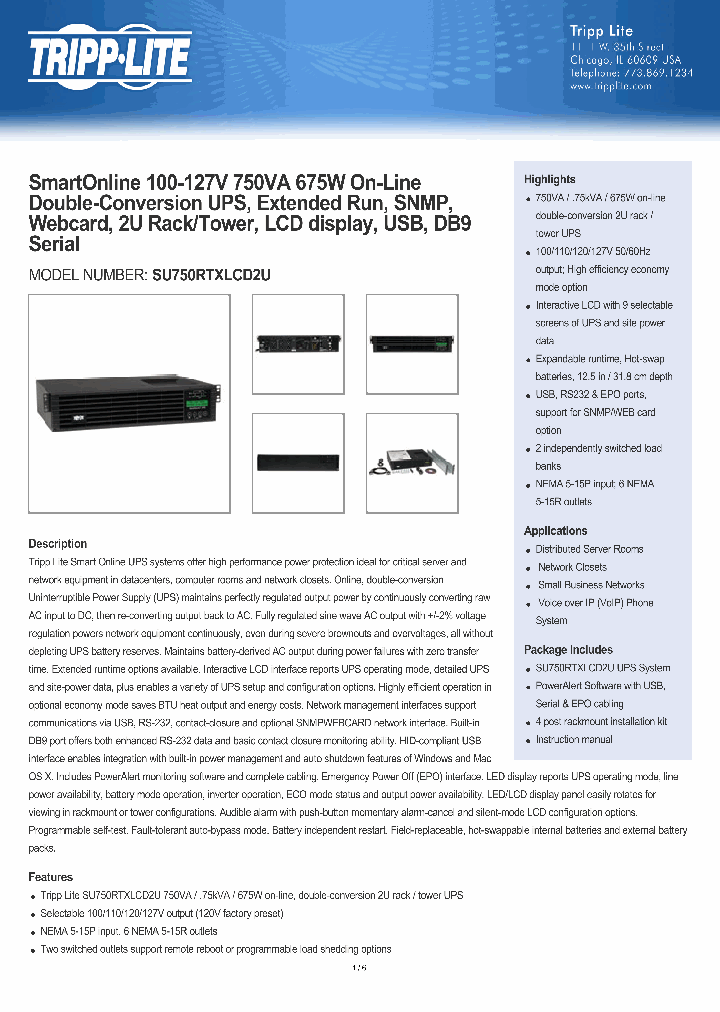 SU750RTXLCD2U_8119275.PDF Datasheet