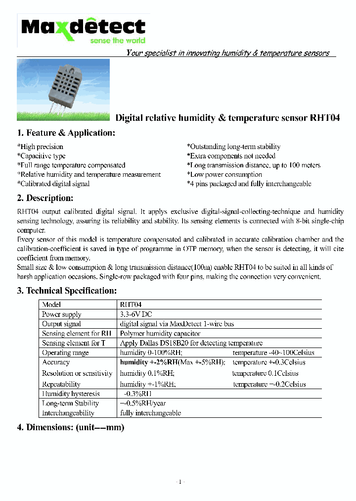RHT04_8120552.PDF Datasheet