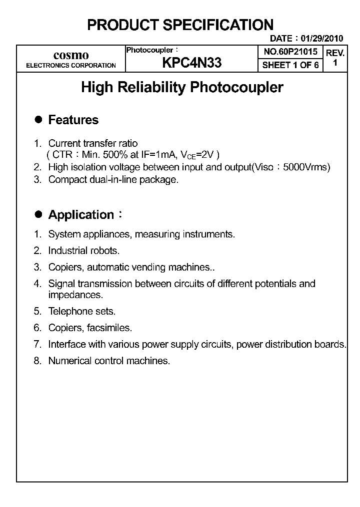 KPC4N33-10_8120716.PDF Datasheet