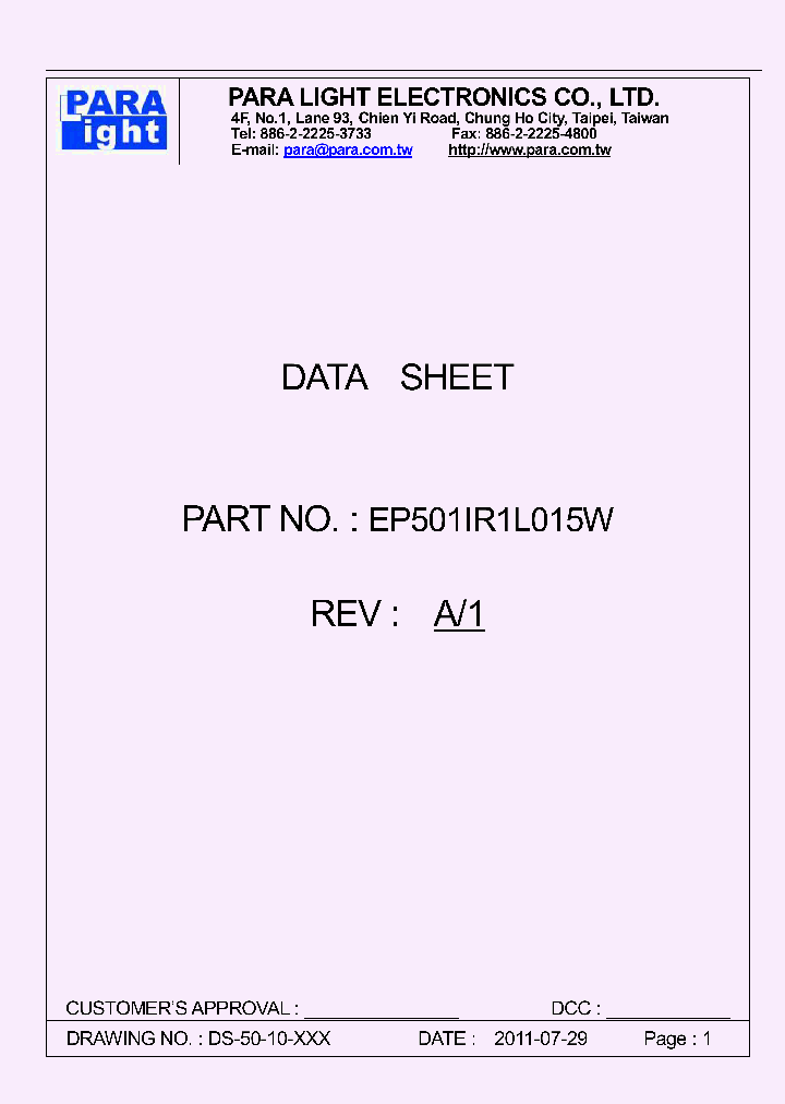 EP501IR1L015W_8120934.PDF Datasheet