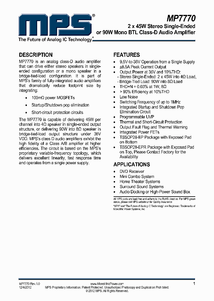 MP7770GFR_8122618.PDF Datasheet