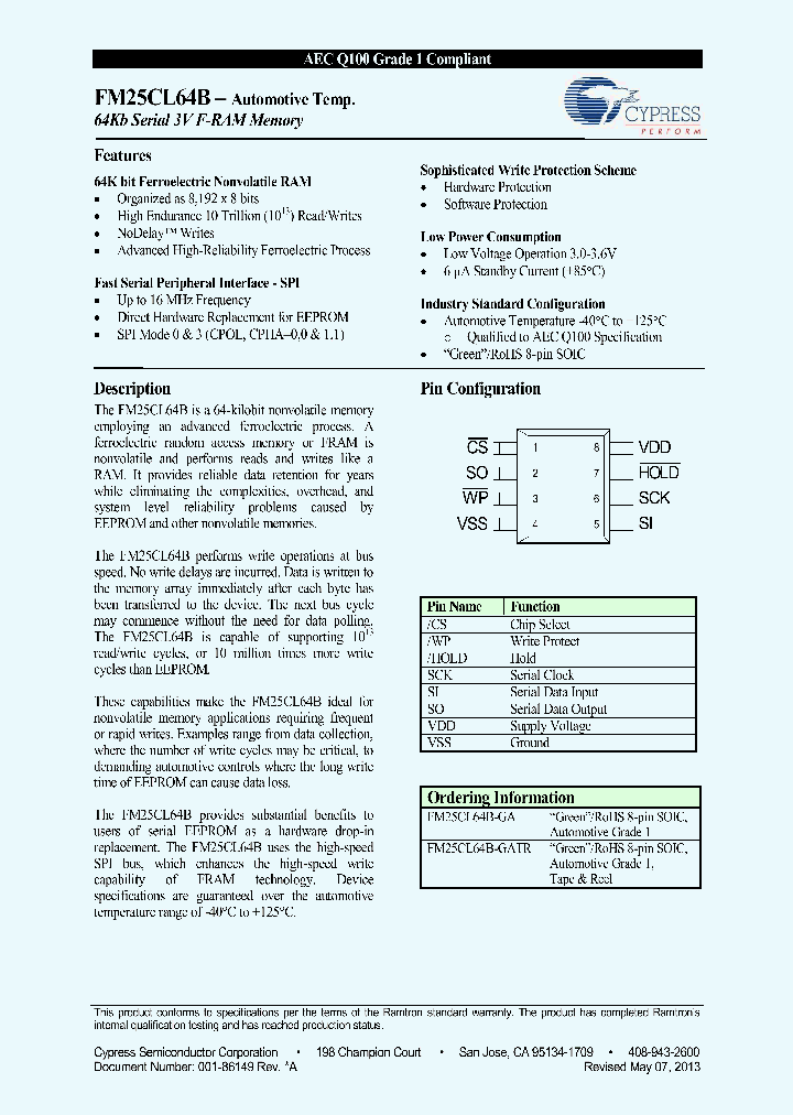 FM25CL64B-GA_8122915.PDF Datasheet