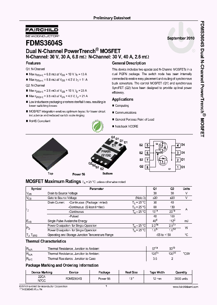 FDMS3604S_8127456.PDF Datasheet
