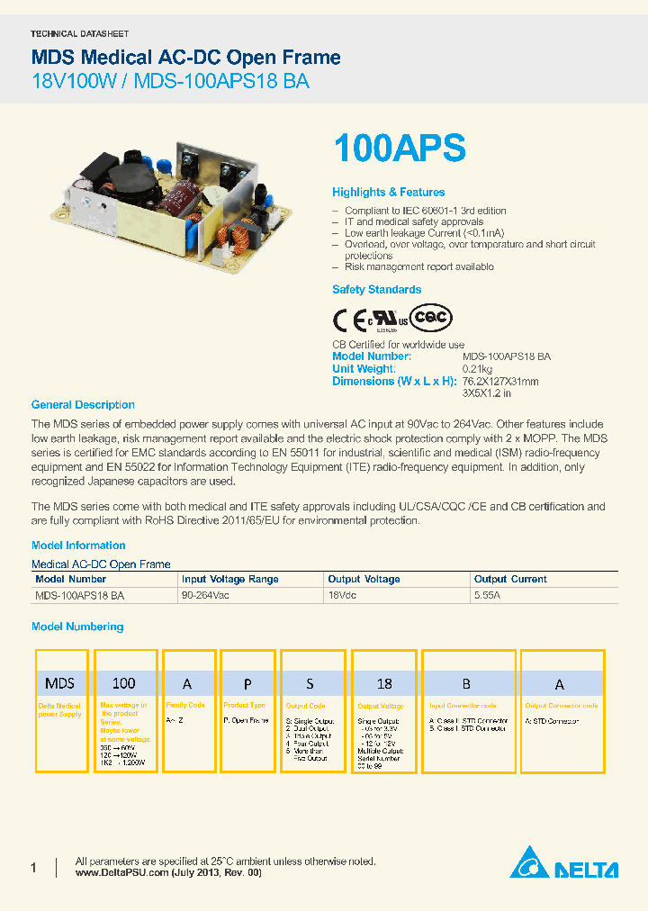 MDS-100APS18BA_8128525.PDF Datasheet