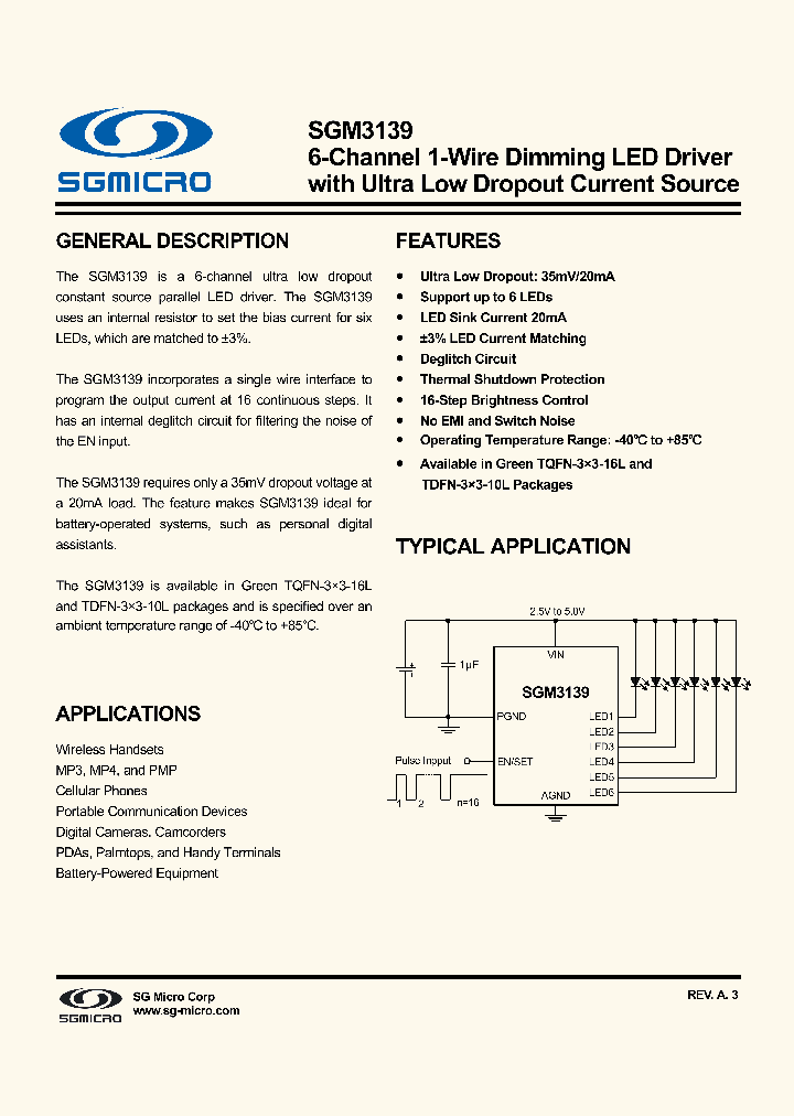 SGM3139_8128634.PDF Datasheet