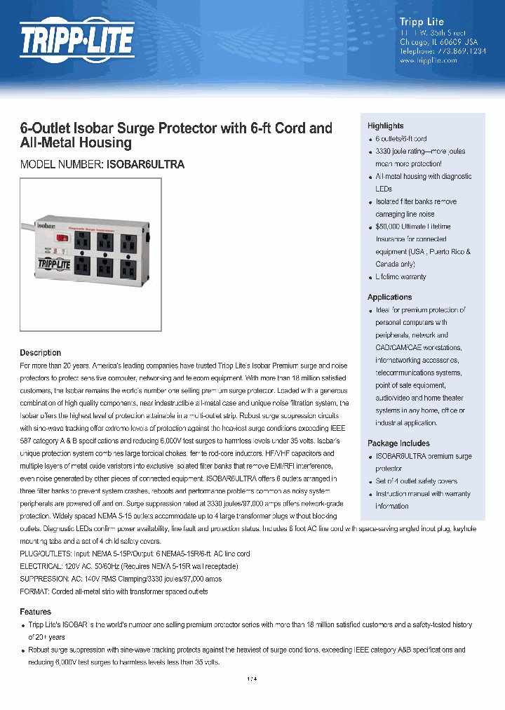 ISOBAR6ULTRA_8131276.PDF Datasheet