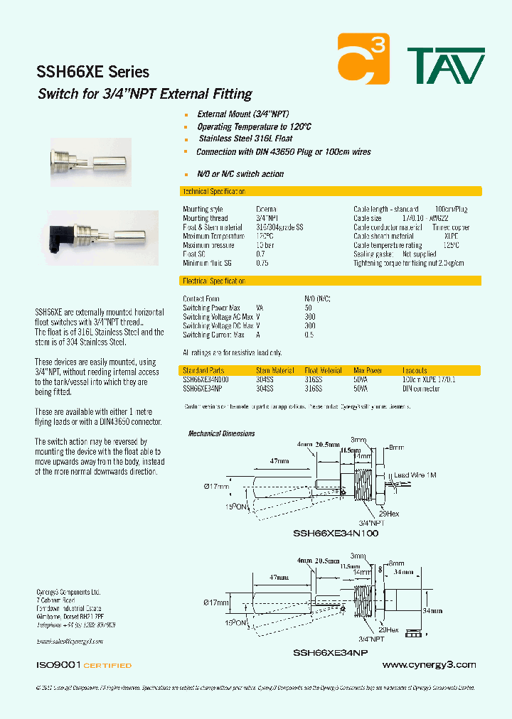 SSH66XE34_8130305.PDF Datasheet