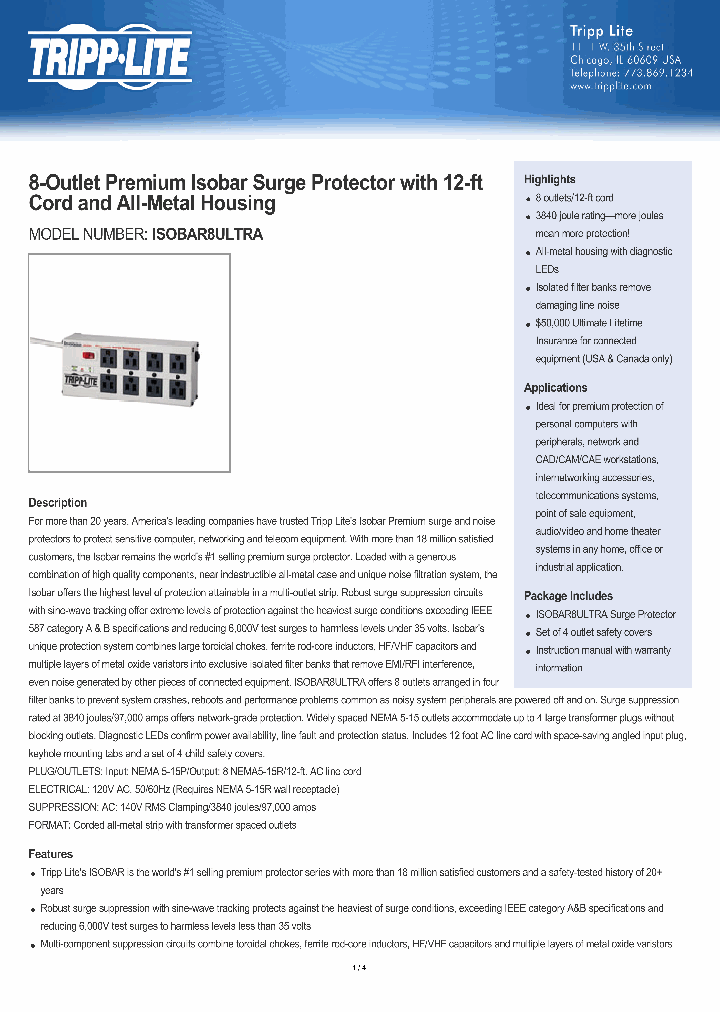 ISOBAR8ULTRA_8131277.PDF Datasheet