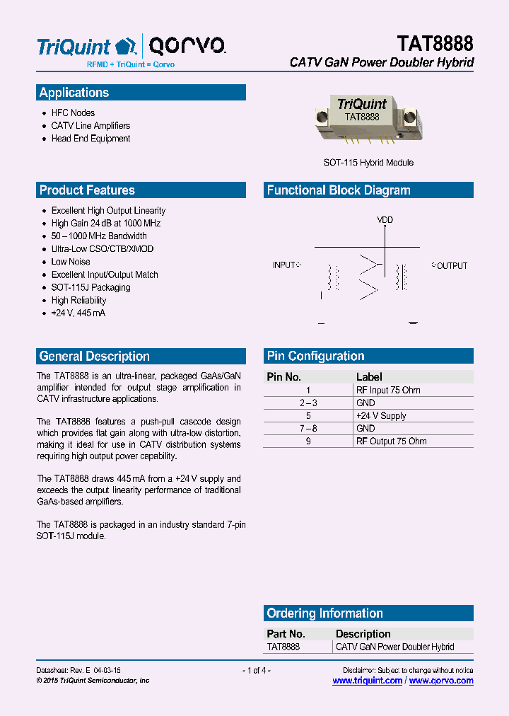 TAT8888-15_8131510.PDF Datasheet