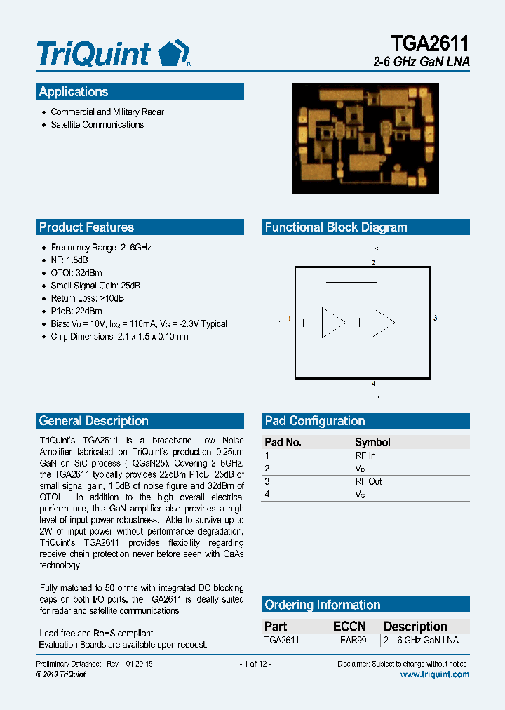 TGA2611_8131543.PDF Datasheet