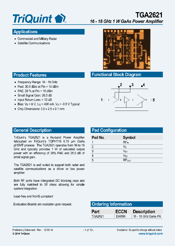 TGA2621-15_8131563.PDF Datasheet