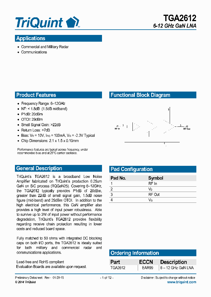 TGA2612_8131547.PDF Datasheet