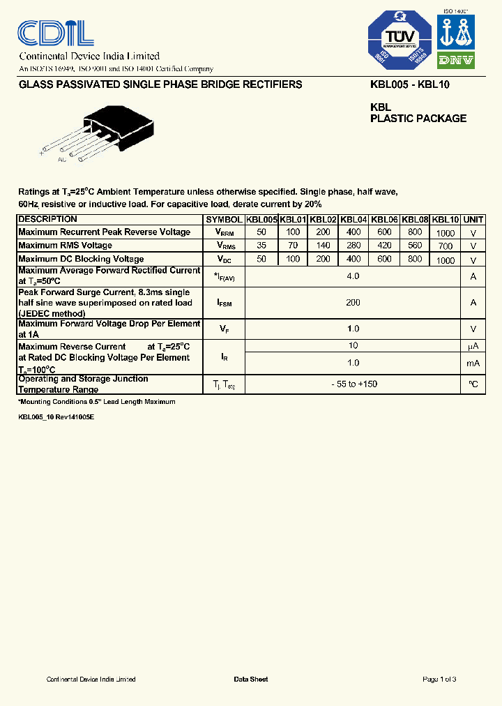 KBL005_8132160.PDF Datasheet