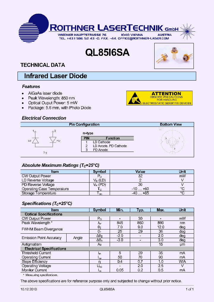 QL85I6SA_8132101.PDF Datasheet