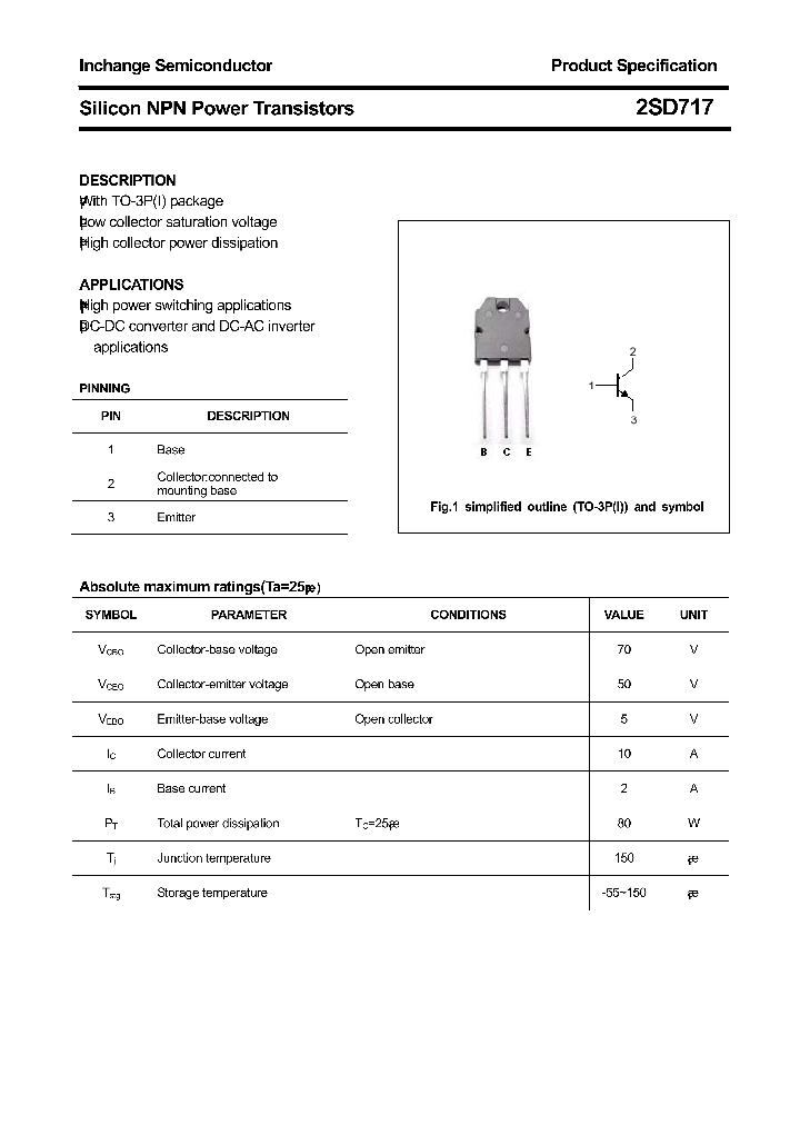 2SD717_8133123.PDF Datasheet