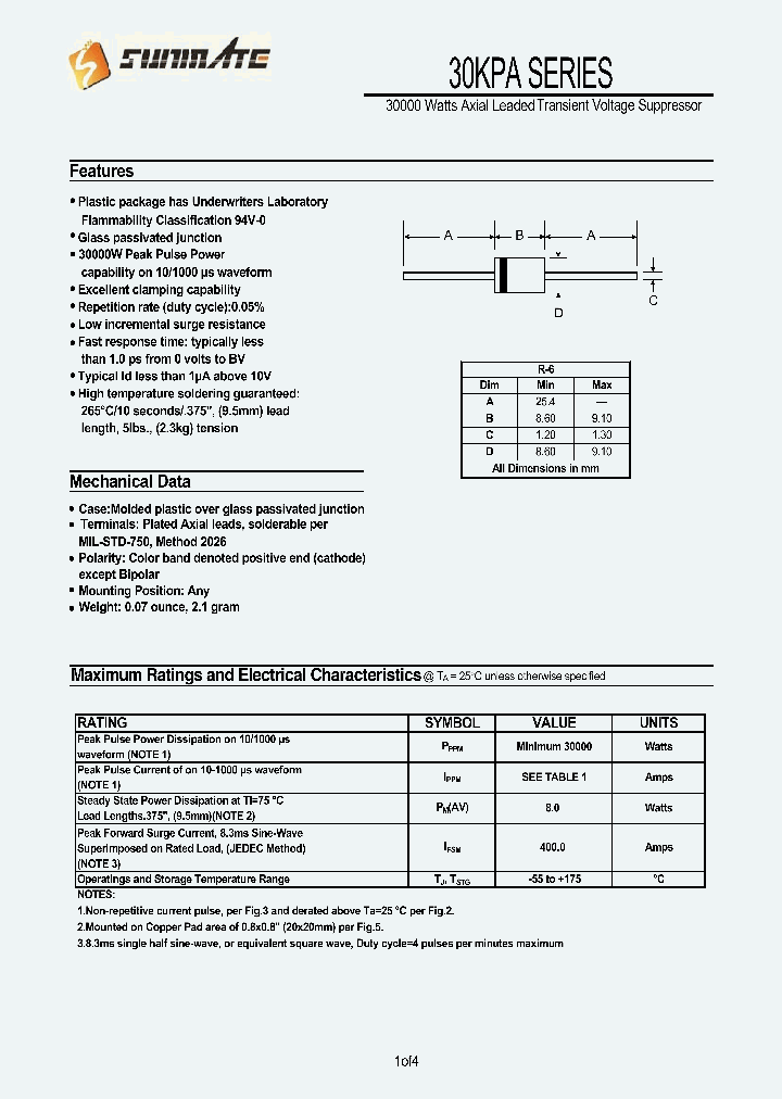 30KPA36CA_8135990.PDF Datasheet