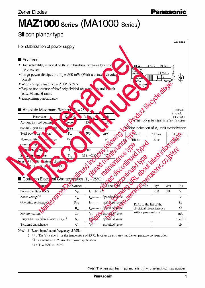 MAZ1020_8138410.PDF Datasheet